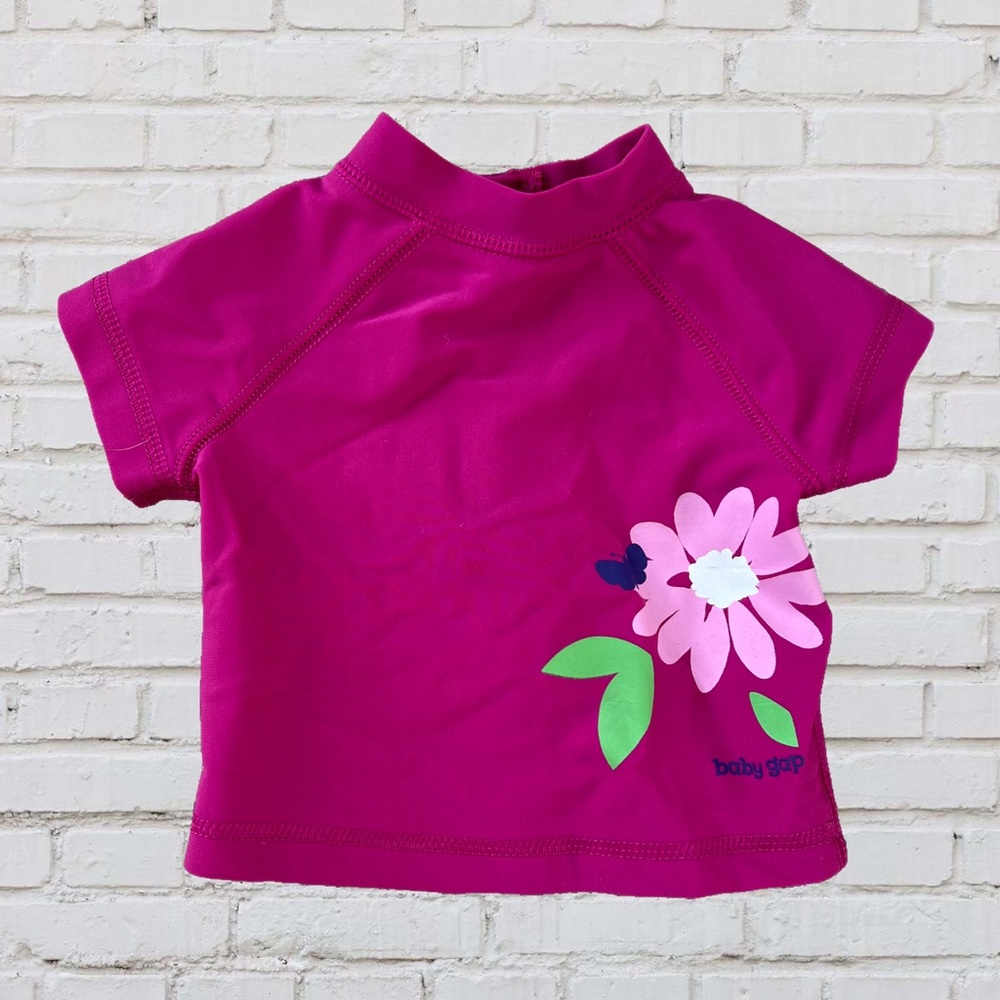 Baby Gap Rash Guard Swim Shirt, 3 months